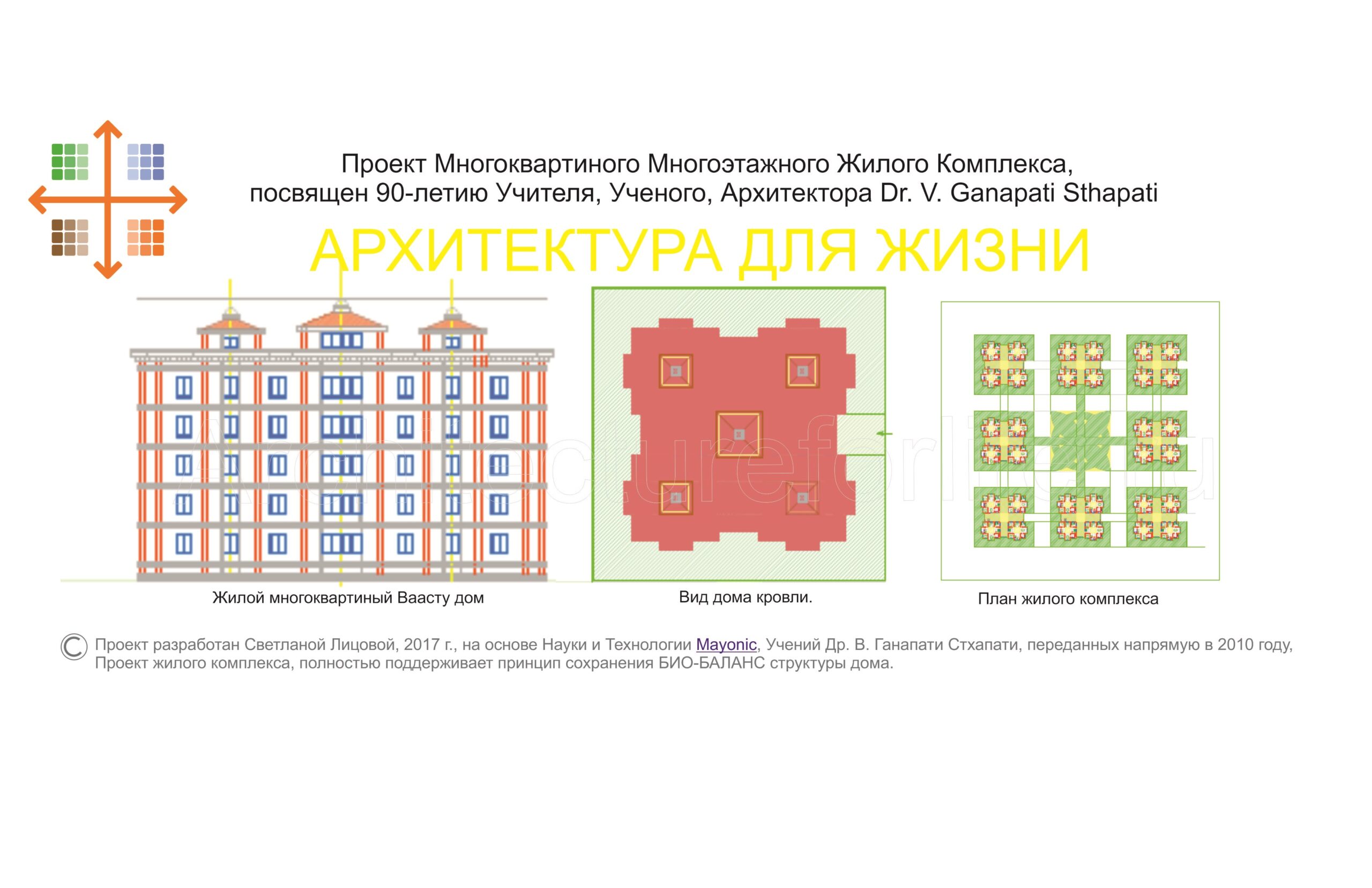 Проект многоквартирного жилого комплекса